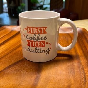 Cute No Elroy Coffee Mug First coffee Then Adulting